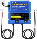 Bank Marine Battery Charger 12V 20A, LIFEPO4 & Lead-acid Ncm Lithium, IP67. Fixed Price $135.49.
