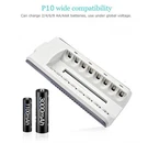 Ebl 808A Slot Battery Charger For Ni-mh Ni-cd Aaa Rechargeable Batteries. Fixed Price $7.00.