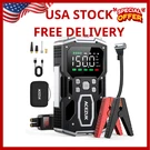 Portable Car Jump Starter With Air Compressor, Acezuk 150PSI 7000A. Fixed Price $97.99.