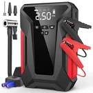 Jump Starter With Air COMPRESSOR,4000A Portable Car Battery (10L.... Fixed Price $138.04.