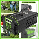 For Greenworks 8.0AH GBA80200 GBA80600 Cordless Power Tools Rechargeable Battery. Fixed Price $102.99.