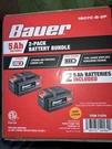 *new* Bauer 20V 5 Ah Lithium-ion Battery Bundle, 2-PACK, 1907C-B-2P, 71270. Fixed Price $65.00.