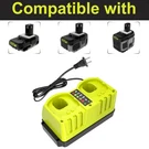 Dual-port Simultaneous Charger For Ryobi One+ Volt Battery P103 P105. Fixed Price $25.99.