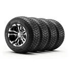 Vevor Golf Cart Wheels & Tires Set Of 4 10" 205/50-10 Fit Yamaha Ezgo Club. Fixed Price $355.99.
