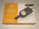 Nib Brookstone Plug-in Booster Cable W/12' #221812 (car Lighter). Fixed Price $20.00.