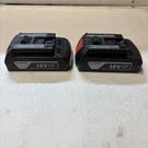 (2)BRAND New Bosch Oem 1.5AH 18V Lithium Ion Battery - BAT611. Q 0002. Fixed Price $54.99.