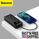 Baseus Bipow Digital Display Power Bank 30000MAH 20W (new). Fixed Price $49.95.