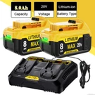 For Dewalt Volt Max 8.0AH Lithium Ion Battery DCB206-2 DCB205-2 DCB200-2. Fixed Price $63.99.