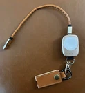 Apple Watch Powerbank Pantheon Brown Leather/gold - Charger. Fixed Price $20.00.