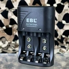 Ebl 802 Smart Battery Charger For 9V/AA/AAA Ni-mh Ni-cd Rechargeable Batteries. Fixed Price $14.95.