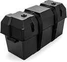 Double Battery Box For Rv. Marine. Automotive Heavy-duty Polymer Case. Fixed Price $53.99.