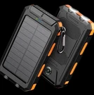 SOLAR-CHARGER-POWER-BANK,19800MAH Dual Usb Port, Led Flashlight, Compass Black. Fixed Price $13.29.
