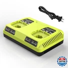 Powilling P117 Dual 12-18V Chemistry Battery Charger For Ryobi One+. Fixed Price $60.90.