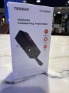 Tessan Portable Charger Power Bank, 3 In 1 Battery Pack 20W Fast Black. Fixed Price $12.00.