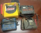 Lot Of 4 Jump Starters: Coleman Powermate Schauer Instant Charger Box. Fixed Price $59.00.