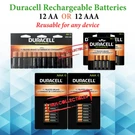 12 Or Aaa Duracell Rechargeable Batteries Nimh Lot Reusable Battery 1.2V. Fixed Price $7.50.