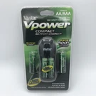 Vivitar Vpower Compact Battery Charger & Aaa Comes W/4 Batteries BC-182. Fixed Price $18.99.