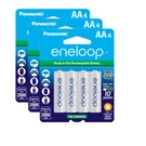 3X Panasonic Sanyo Eneloop 12 Pack Aa Nimh 2000MAH Rechargeable Battery #8036 X3. Fixed Price $46.50.