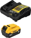 Dewalt 20V Max 5AH Lithium Ion Battery Charger Starter Kit DCB205C. Fixed Price $129.99.