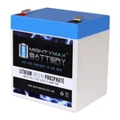 Mighty Max 12V 5AH Lithium Battery Replaces 23289, BP4.512, DG125, HR5.512. Fixed Price $49.99.