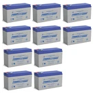 Power-sonic 12V 9AH Replacement Battery For Apc Smartups 1500VA Usb 10 Pack. Fixed Price $249.99.