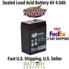 Replacement Battery For Peg Perego 6 Volt IAKB0509. Fixed Price $29.99.