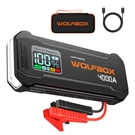 Wolfbox JS24 4000A Portable Jump Starter Battery Pack Power Bank W/ Led Display. Fixed Price $99.99.