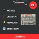 Zeevee 60-00012-00 Redundant Power Supply For Chassis. Fixed Price $400.00.