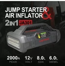 Lokithor JA301 2000A 12V Car Jump Starter With 150PSI Air Inflator + Flashlight. Fixed Price $152.73.