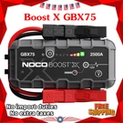 Noco GBX75 2500A Jump Starter 12V Lithium Booster Gas Diesel Engines. Fixed Price $240.88.