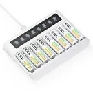 Ebl Rechargeable Aaa 4PCS, / Batteries + 8-SLOT Charger. Fixed Price $20.59.