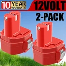 2PACK For Makita 12V Battery 1200 1201 1222 1220 1233 1234 1235 PA12 6213D. Fixed Price $37.99.