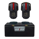 Transformer Double Charger With Two Batteries Andis Powergroom Agr+ Bgr+. Fixed Price $270.00.