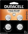 Duracell CR2025 3V Lithium Batteries, Child-safe, 4-PACK For Key Fob. Fixed Price $14.99.