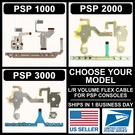Flex Cable For Sony Psp 1000/2000/3000 Keypad L/r Left Right Volume Ribbon. Fixed Price $9.99.