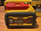 Dewalt Flex Volt Lithium Ion Battery 6AH 20V / 60V Max DCB606 - New! Ships Free!. Fixed Price $89.99.