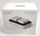 Arlo Dual Charging Station Charge Up To Two Batteries Compatible, New/sealed. Fixed Price $35.99.