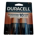 Duracell 10 Year Alkaline Batteries 1.5 Volt 2 Pack. Fixed Price $10.95.
