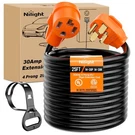 Nilight 25FT Ev Dryer Extension Cord Prong Amp Nema 14-30P 14-30R 10 Gauge. Fixed Price $87.99.