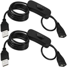 Usb Cable With Switch, 2-PACK 1M/3FT To Female Extension Cord Inline.... Fixed Price $10.76.