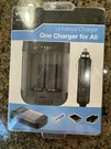 Vivitar Universal Battery Charger - Black. Fixed Price $15.50.