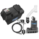 12 Volt Battery Powered Backup Sump Pump System 2700 Gph 1/2" Fip Discharge. Fixed Price $306.85.