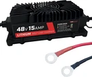 Form 48 Volt, 15 Amp Lithium Onboard Golf Cart Battery Charger. Fixed Price $199.95.