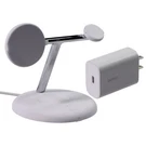 Belkin Boostcharge Pro 3-IN-1 Magnetic Charging Stand (QI2 Magsafe) White. Fixed Price $49.46.