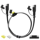 2FT 14AWG Sae To Extension Cable Quick Disconnect Wire Harness Connec.... Fixed Price $12.09.