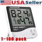 Thermometer Indoor Digital Lcd Hygrometer Temperature Humidity Alarm Clock. Fixed Price $261.98.
