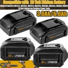 6.0AH WA3525 Replacement For Worx 20V Battery WA3520 WG151S WG155S WG251S WG255S. Fixed Price $32.00.