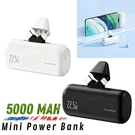Mini Portable Charger 22.5W Fast Charging 5000MAH Type-c Power Bank For Iphone. Fixed Price $14.25.