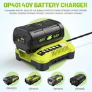 New Ryobi OP406VNM 40V Lithium Ion Battery Rapid Charger Oem. Fixed Price $25.00.