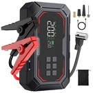 Bsmoom 8000A 12V Car Jump Starter Power Bank With Air Compressor Battery Booster. Fixed Price $44.99.